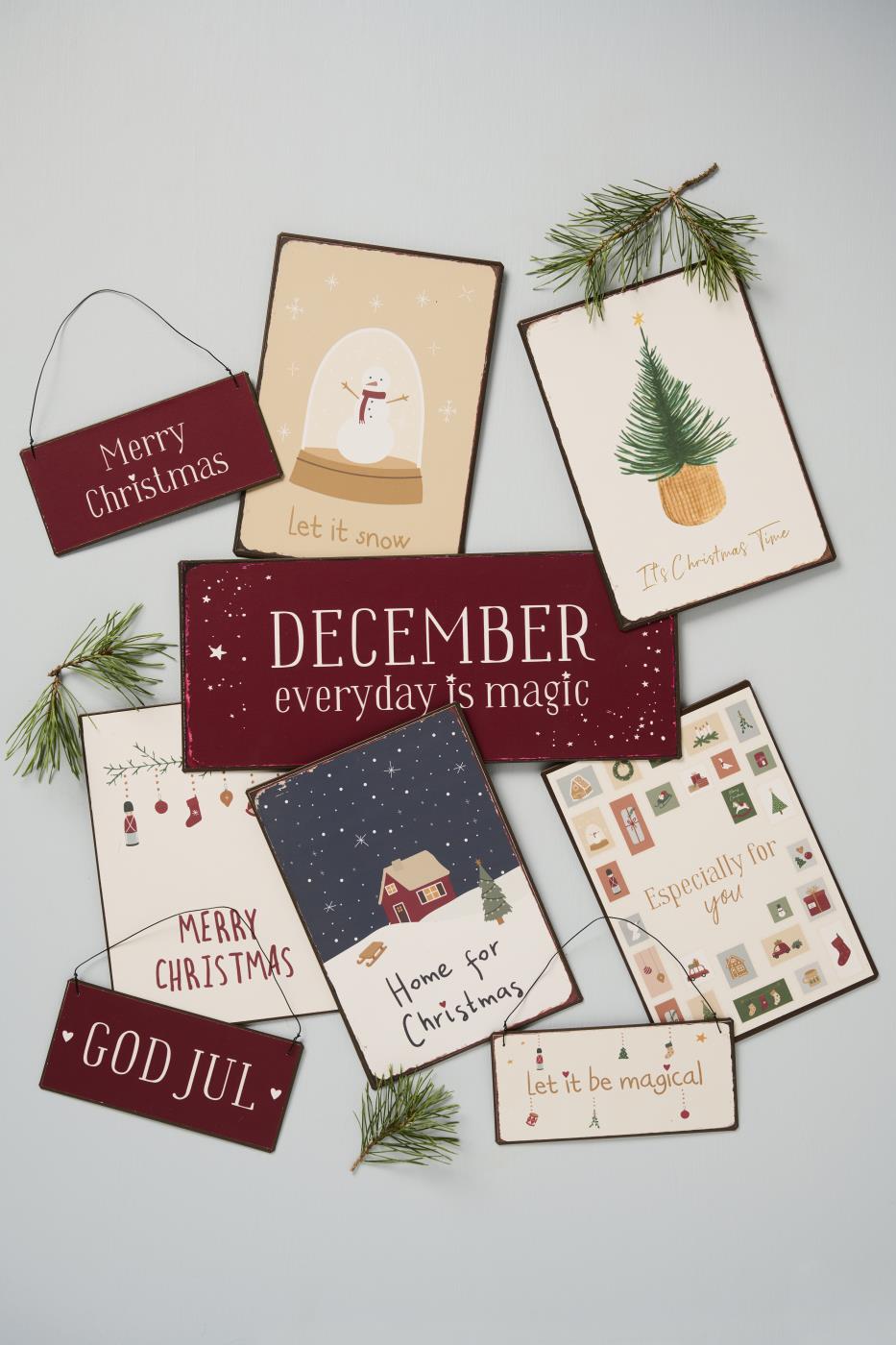 Metalowa tabliczka December everyday is magic IB Laursen - obrazek 2