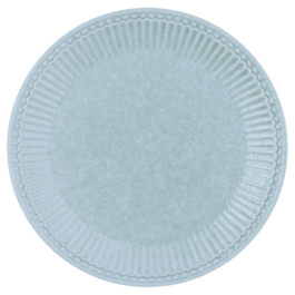 Porcelanowy talerz Alice Ice Blue Green Gate