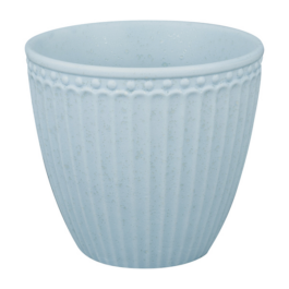 Porcelanowy kubek latte Alice Ice Blue Green Gate