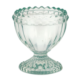 Szklany kieliszek na jajko Alice Cool Mint Green Gate