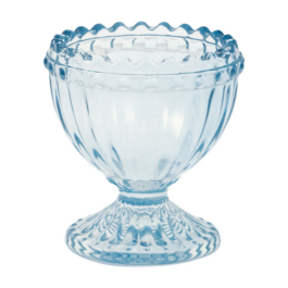 Szklany kieliszek na jajko Alice Pale Blue Green Gate