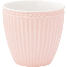 Porcelanowy kubek latte Alice Pale Pink Green Gate