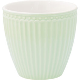 Porcelanowy kubek latte Alice Pale Green Green Gate