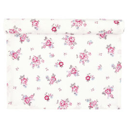 Bawełniany bieżnik Elba White Green Gate