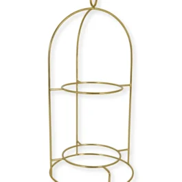 Stojak na talerze do ciasta złoty Green Gate