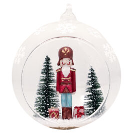 Dekoracja świąteczna bombka dziadek do orzechów Green Gate