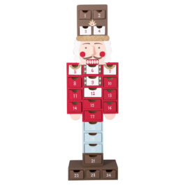 Drewniany kalendarz adwentowy w kształcie żołnierza Green Gate