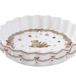 Porcelanowa forma do pieczenia Happy Holidays Isabelle Rose