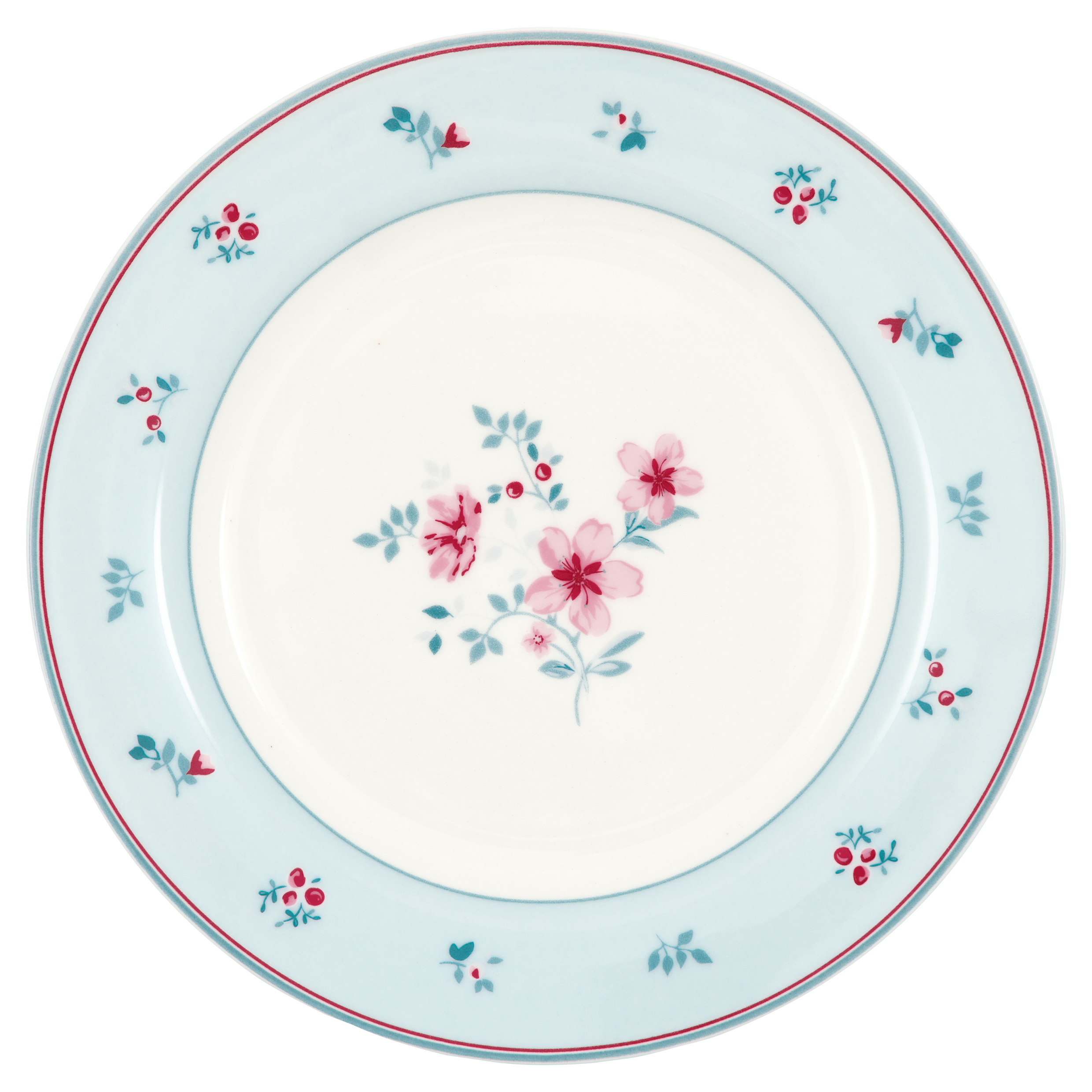 Porcelanowy talerz Alasie white Green Gate