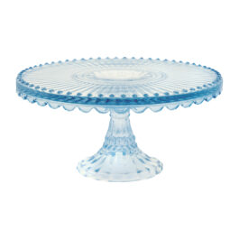 Szklana patera Alice pale blue medium Green Gate