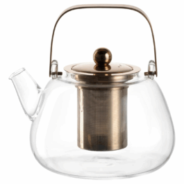 Szklany dzbanek do herbaty z zaparzaczem Leonardo Te Per Te 1,2L