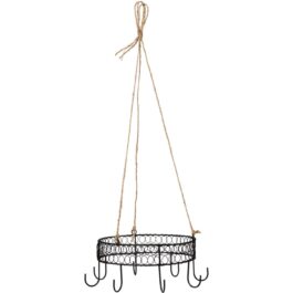 Wiszący organizer/obręcz z 8 haczykami/dekoracyjny wieszak/IB Laursen