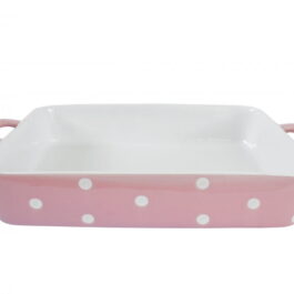 Ceramiczna forma do pieczenia Pink Dots Isabelle Rose