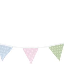 Girlanda Flagi buntingowe Dotty mix Green Gate