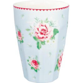 Porcelanowy kubek French latte Alivia Pale Blue Green Gate