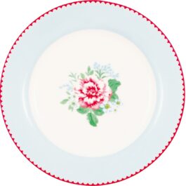 Porcelanowy talerz Alivia Pale Blue Green Gate