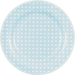 Porcelanowy talerz Dotty Pale Blue Green Gate