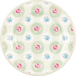 Porcelanowy Talerzyk Deserowy Elle Pale Green Green Gate