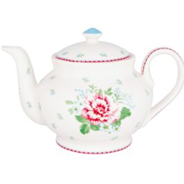 Porcelanowy dzbanek do herbaty Alivia white Green Gate