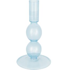 Świecznik cylindryczny Pale Blue Medium Green Gate