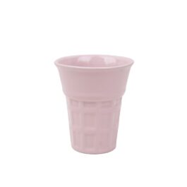 Ceramiczny kubek do lodów Wafelek Pastel Pink Isabelle Rose