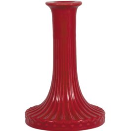 Porcelanowy świecznik Alice Red Medium Green Gate